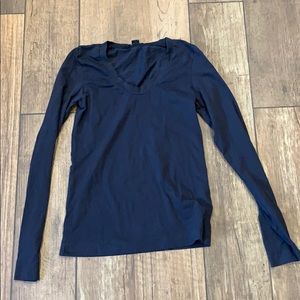Theory Long sleeve Sold Blue Lightweight Top S